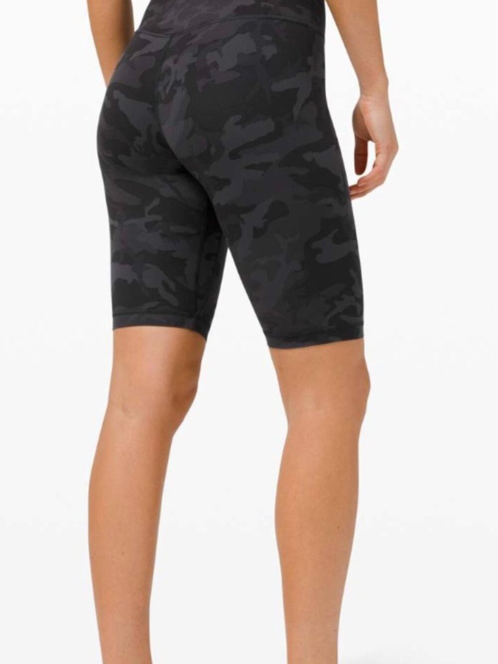 Lululemon Align Super High Rise Short *10" Incognito Camo Multi Grey Size 0